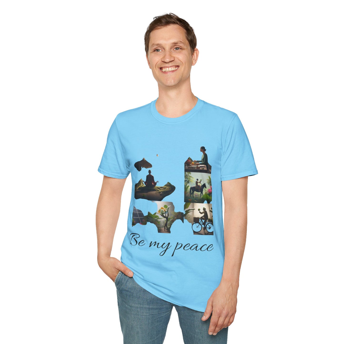 Peaceful Vibes Unisex T-Shirt - Relaxing Wear for Mindfulness