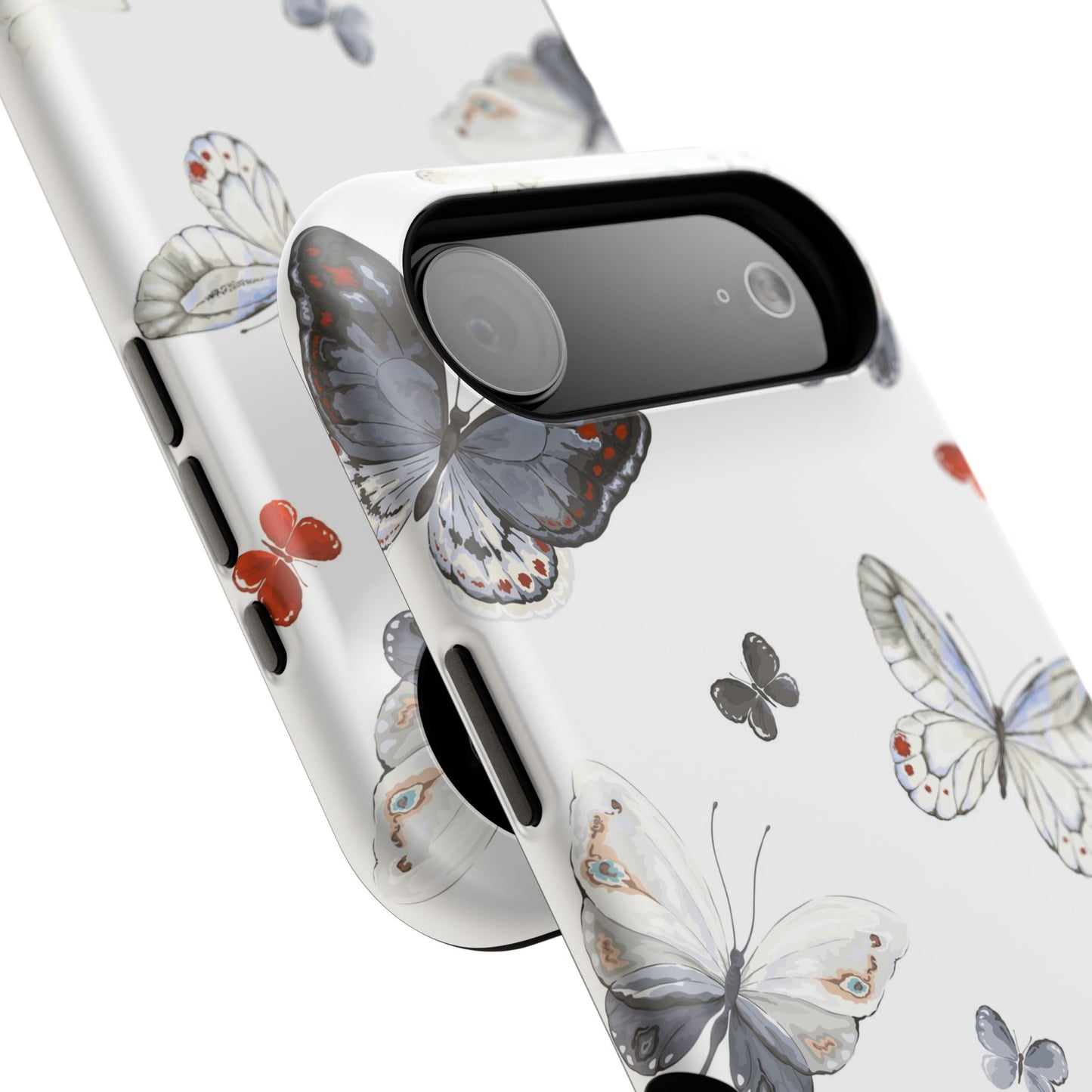 Butterfly Impact-Resistant Phone Case, Elegant Phone Cover, Gifts for Her, Nature Lovers, Eco-friendly Design, Cute Butterfly Case