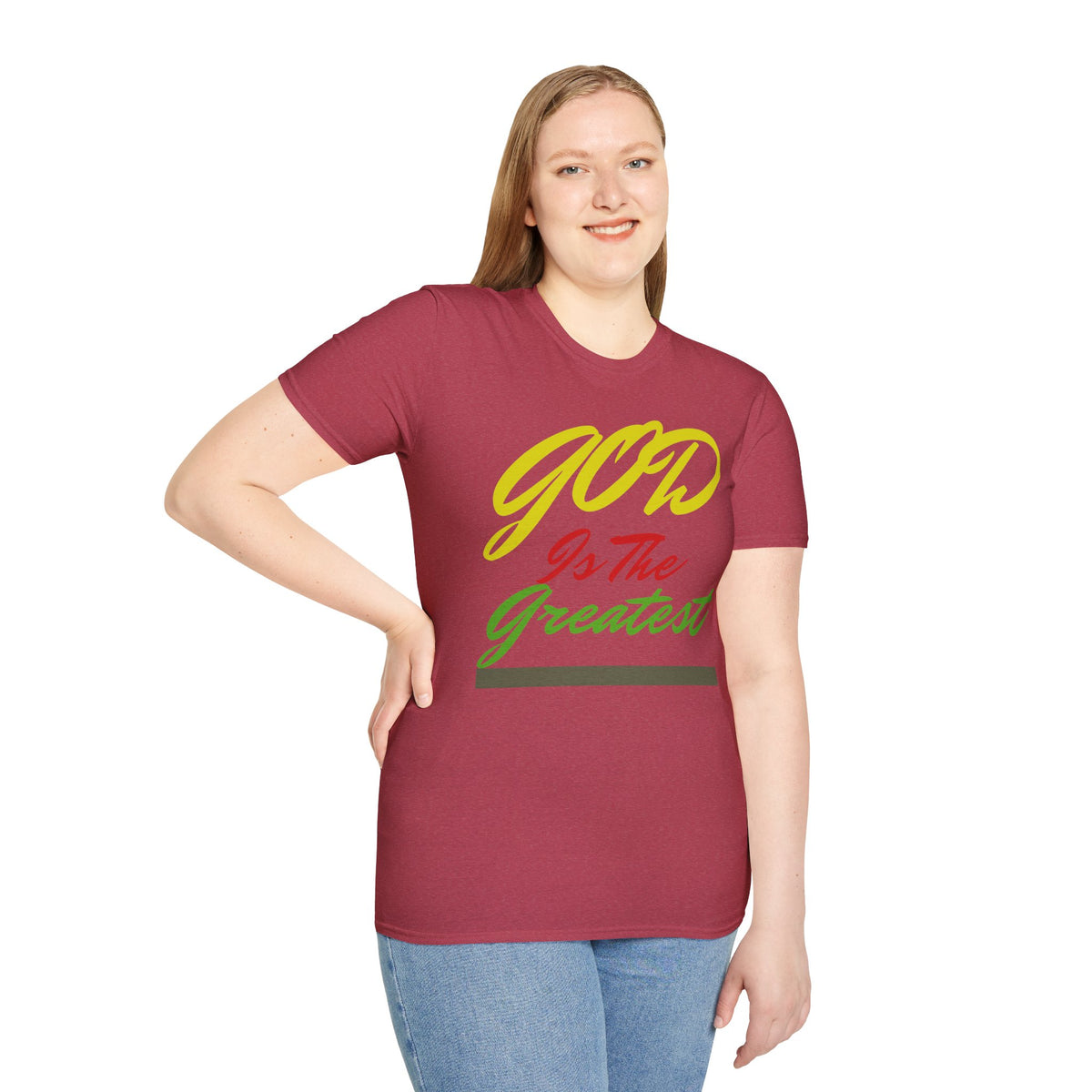 God Is The Greatest T-Shirt — Inspirational Christian Faith Tee
