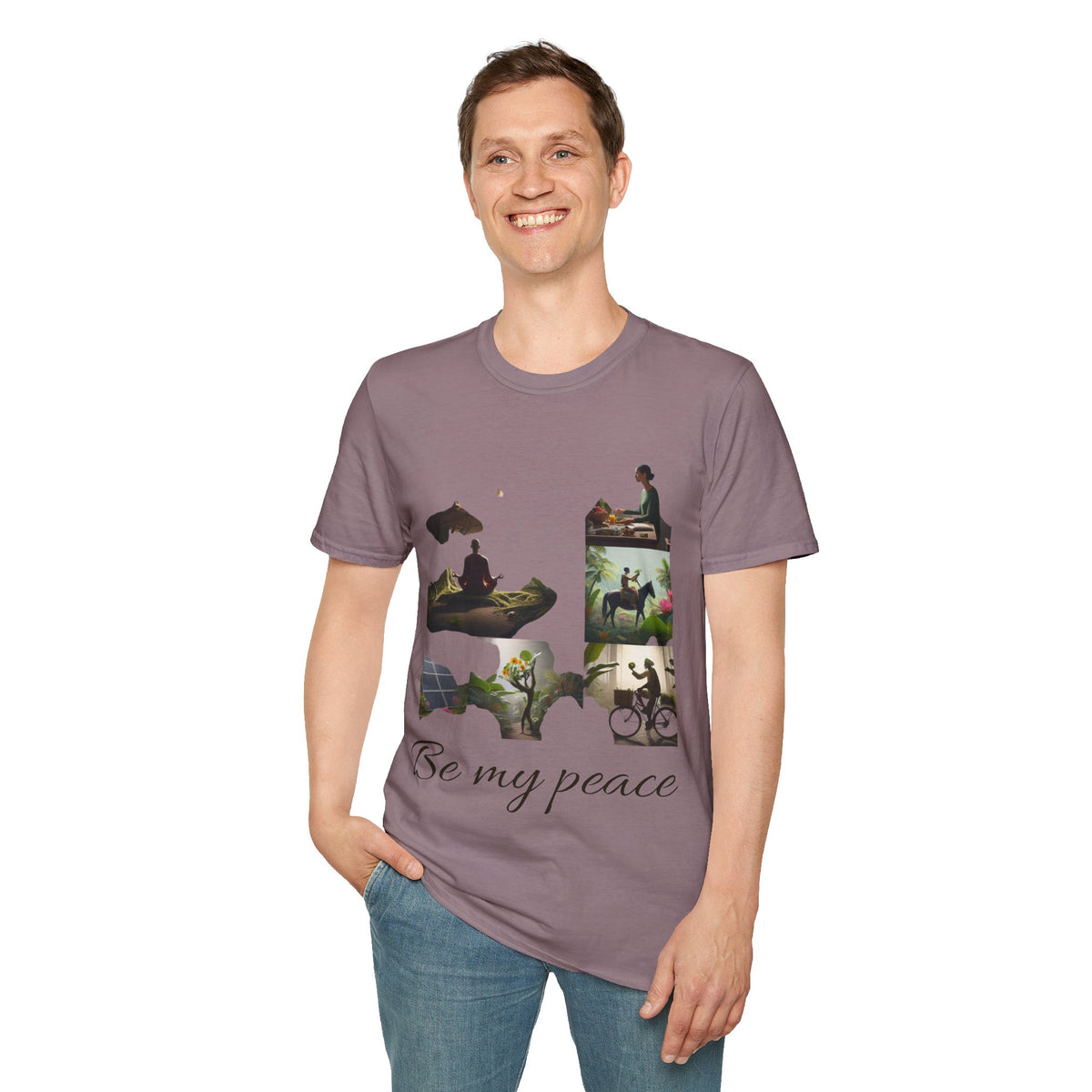 Be My Peace T-Shirt — Calming Nature & Mindfulness Graphic Tee