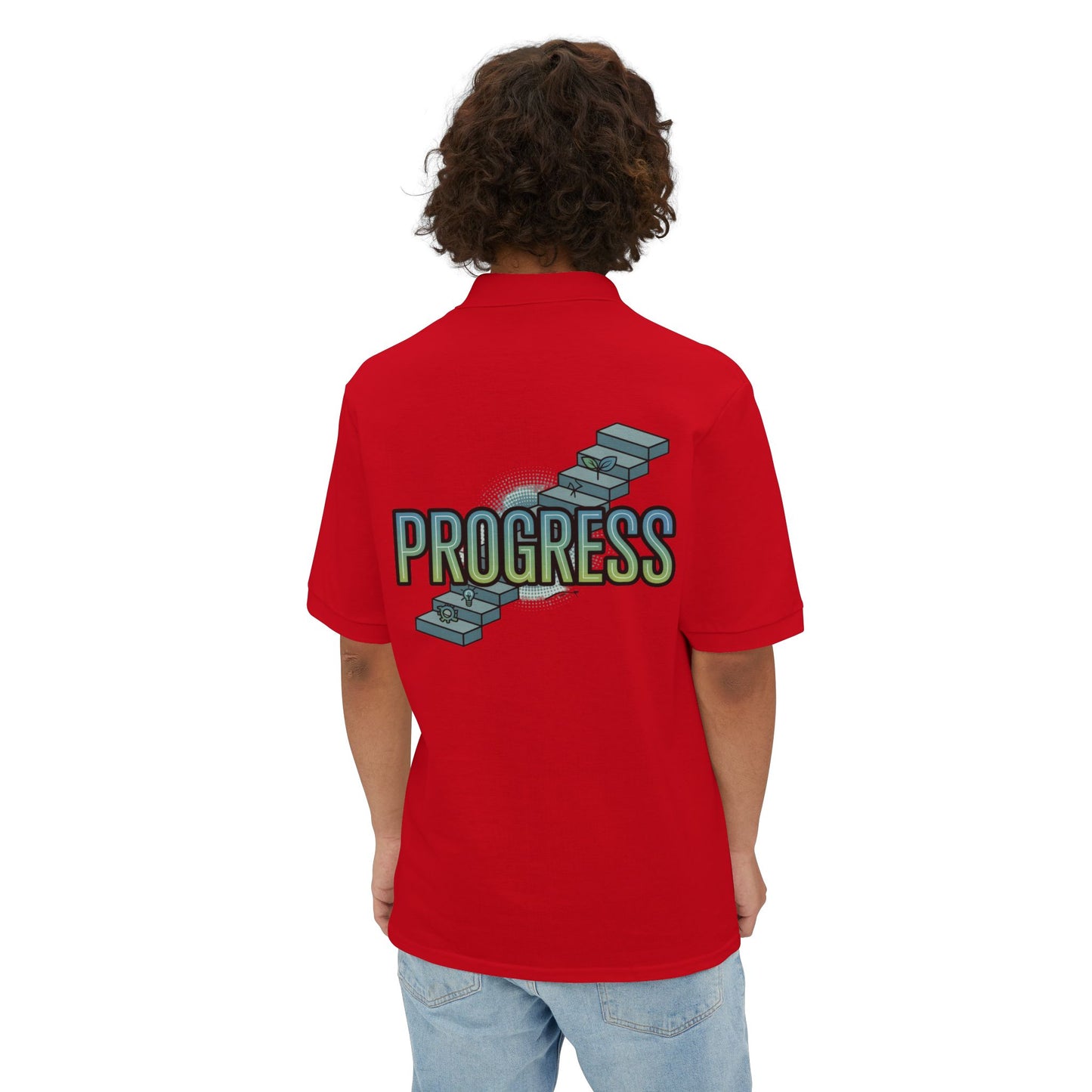 Men's Piqué Polo Shirt - Progress Theme Casual Wear