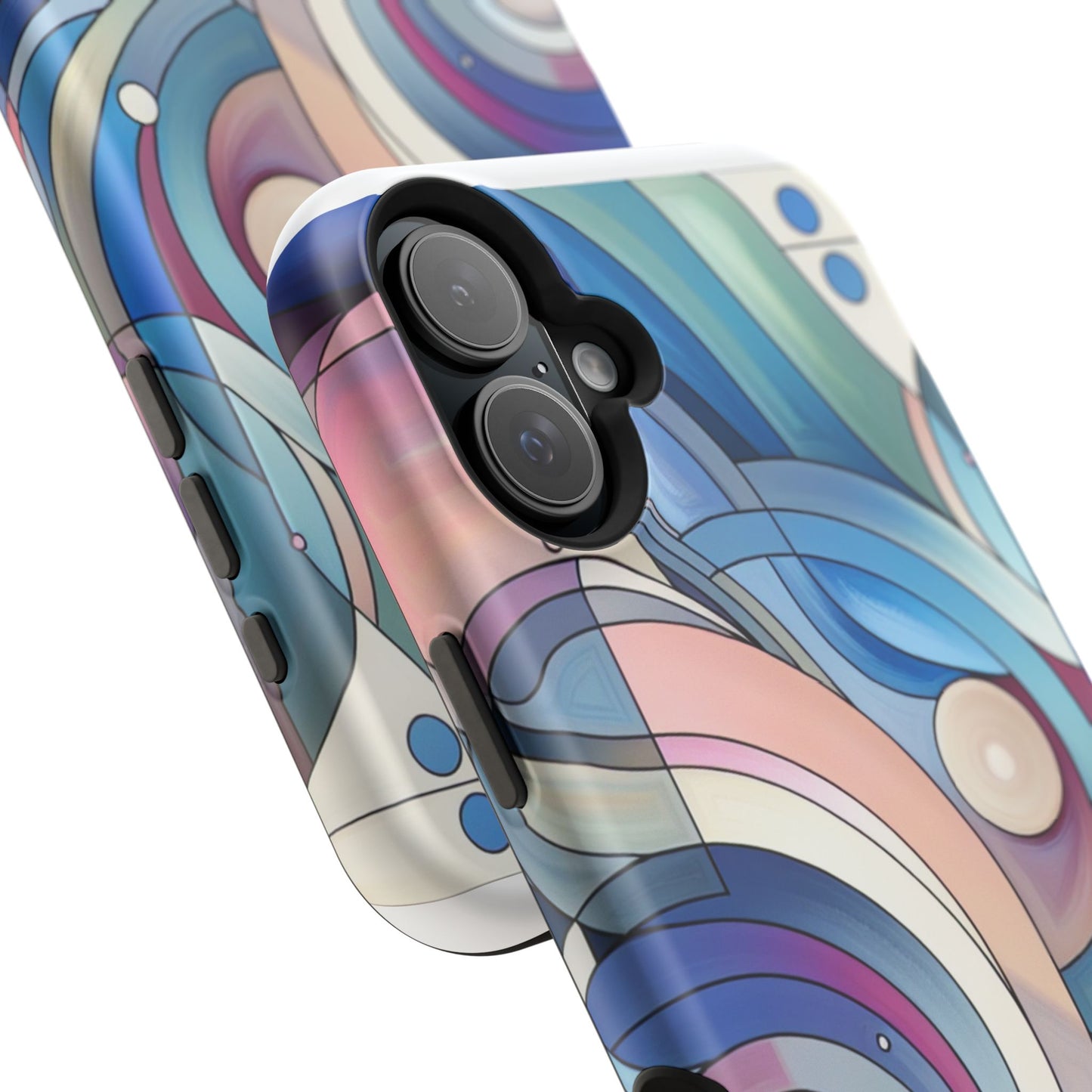 Artistic Magnetic Phone Case | Abstract Colorful Design, Unique Gift for Artists, Stylish Protection, Holiday Essentials, Phone Accessory