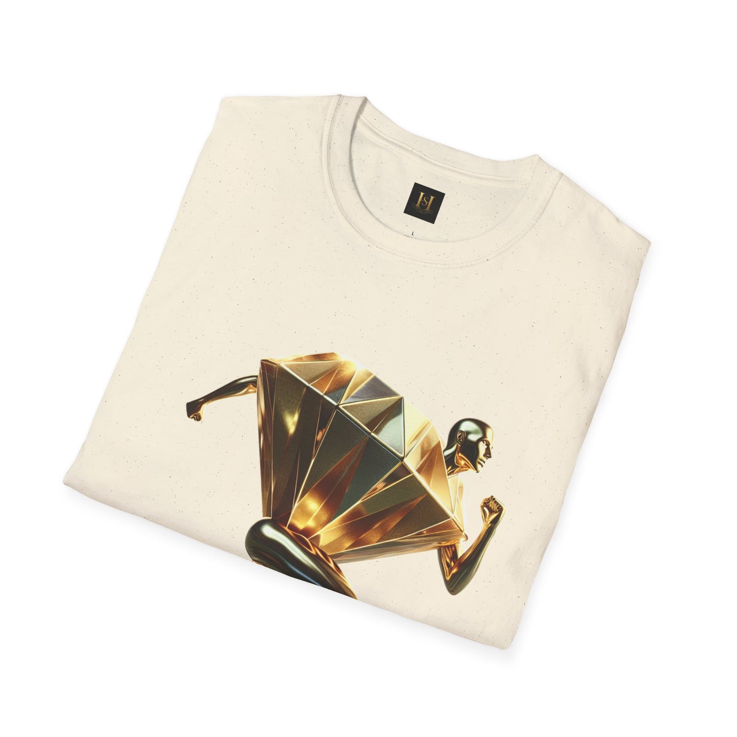 Diamond Runner Unisex Softstyle T-Shirt | Trendy Graphic Tee | Gift for Athletes, Birthday, Fitness Enthusiasts, Casual Wear, Art Lovers
