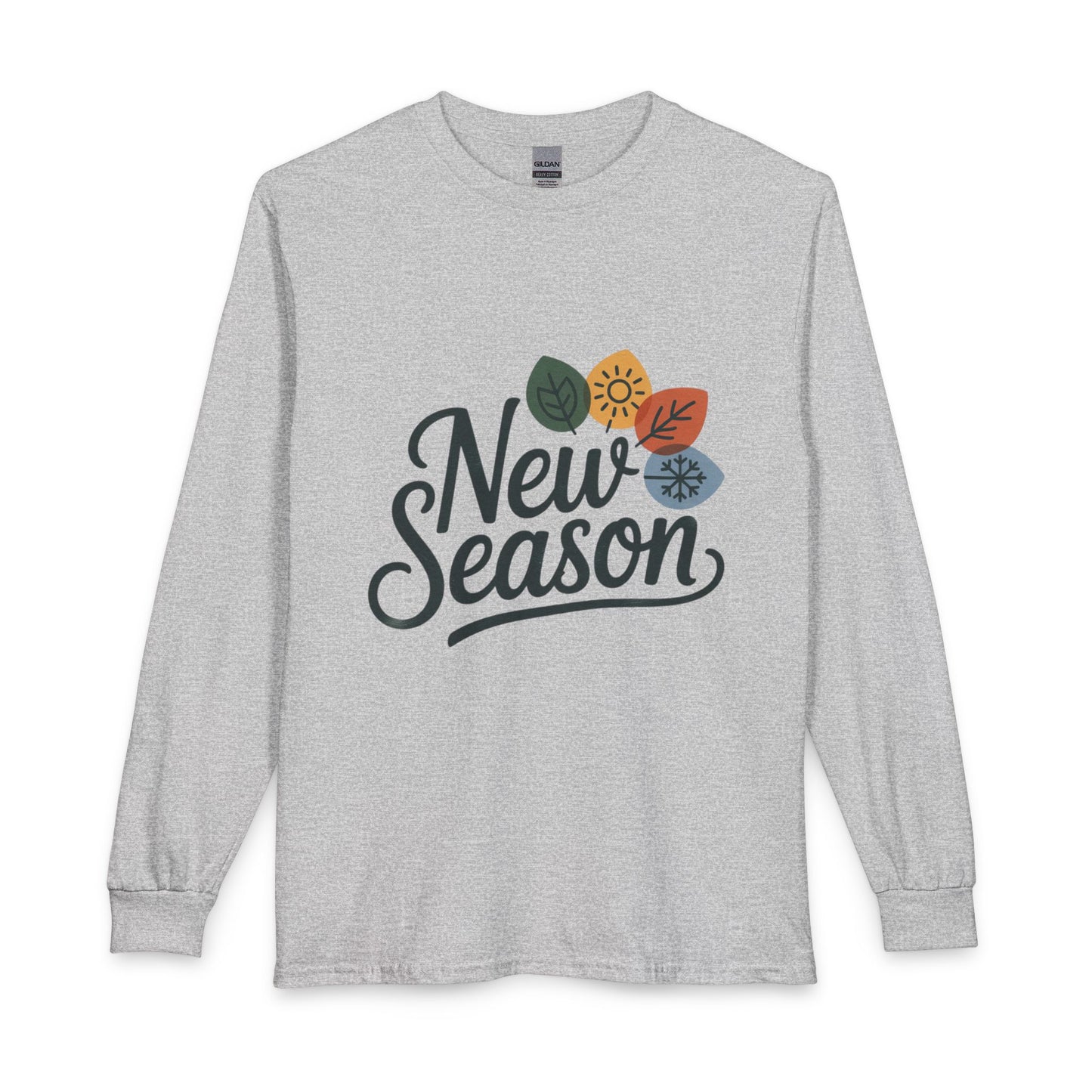 New Season Long Sleeve Tee — “A Season to Begin With” Floral Fall Shirt