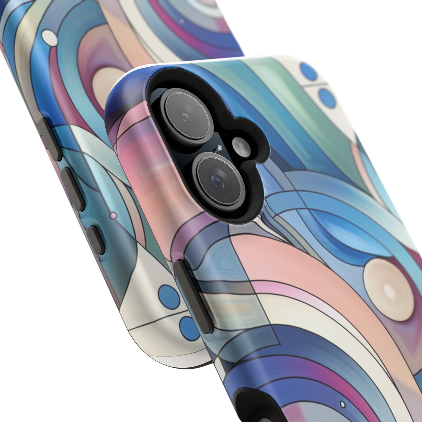 Artistic Magnetic Phone Case | Abstract Colorful Design, Unique Gift for Artists, Stylish Protection, Holiday Essentials, Phone Accessory