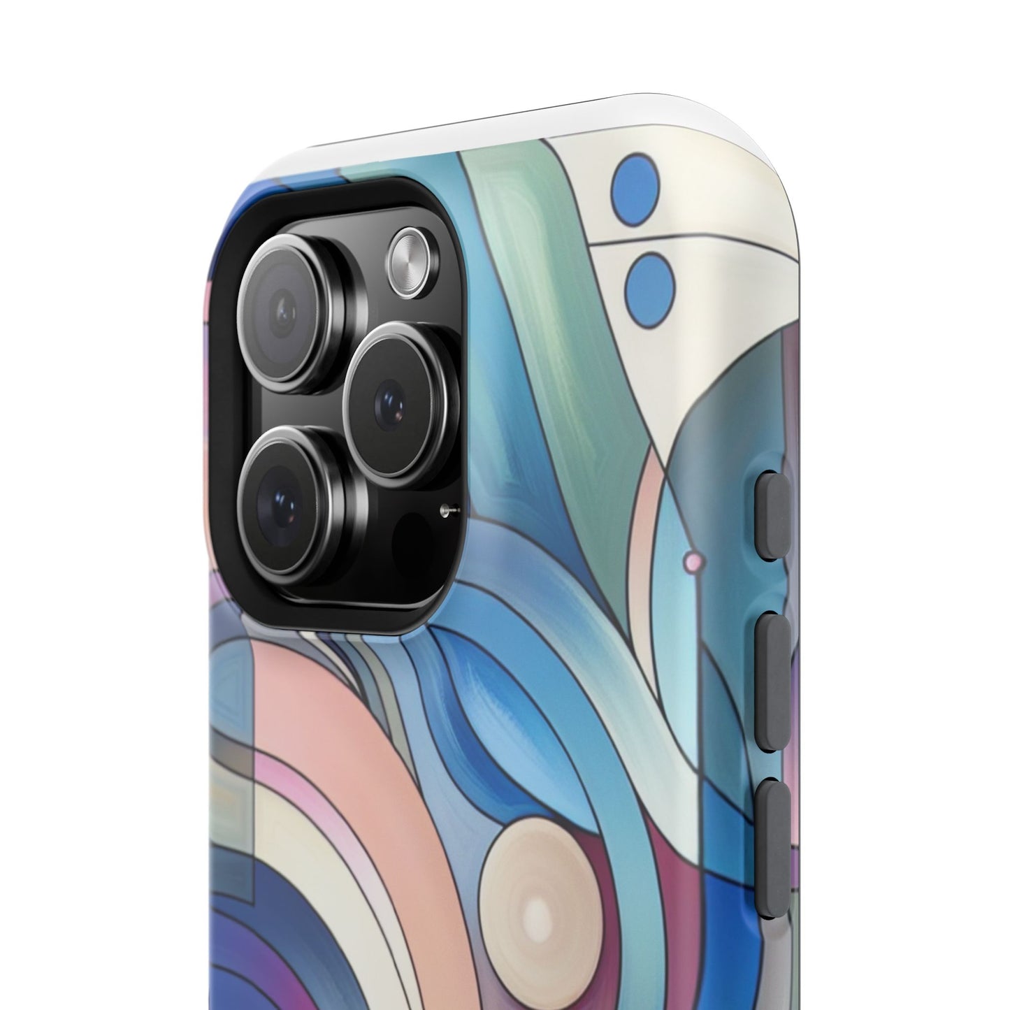 Artistic Magnetic Phone Case | Abstract Colorful Design, Unique Gift for Artists, Stylish Protection, Holiday Essentials, Phone Accessory