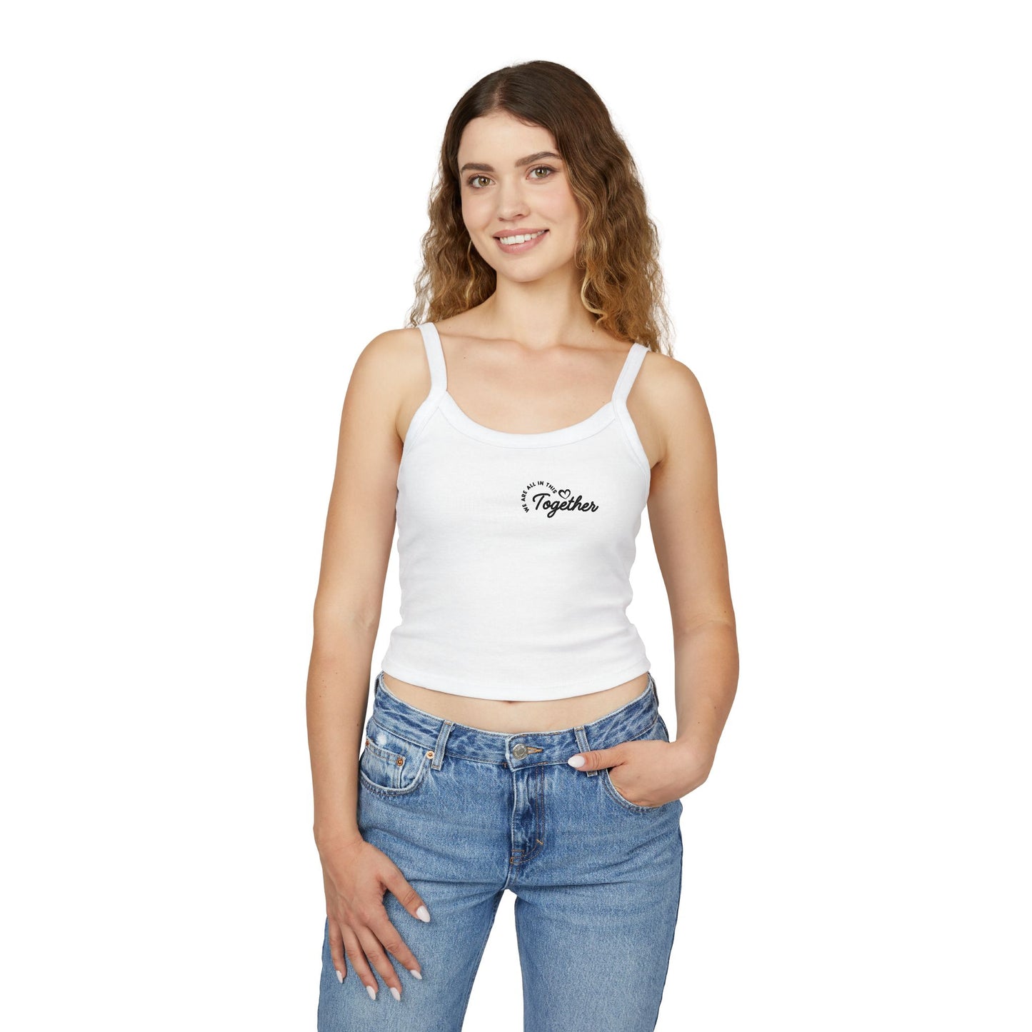 Together Heart Crop Tank Top