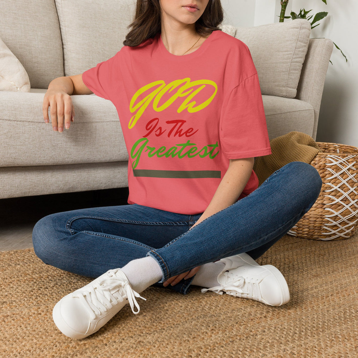 God Is The Greatest T-Shirt — Inspirational Christian Faith Tee