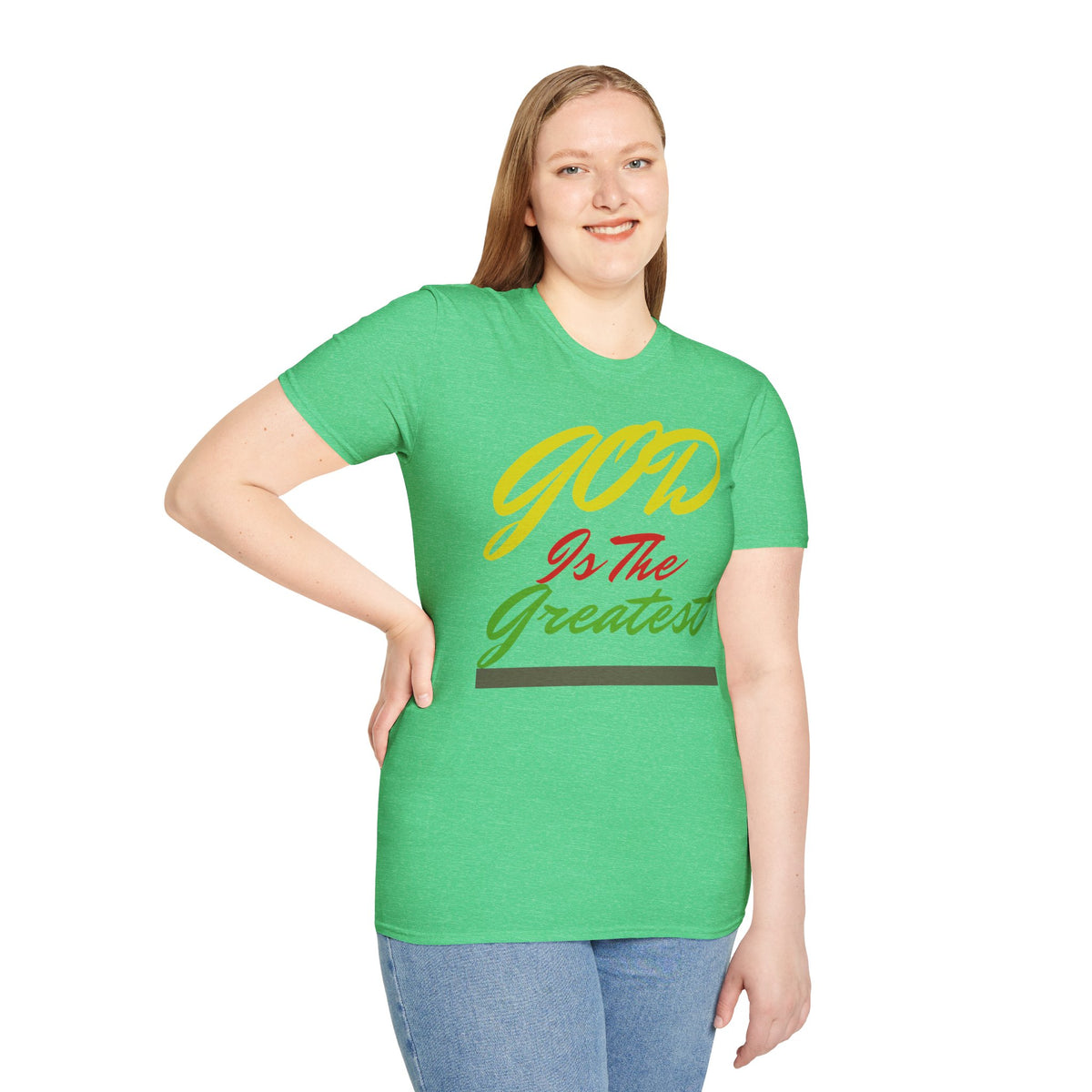 God Is The Greatest T-Shirt — Inspirational Christian Faith Tee