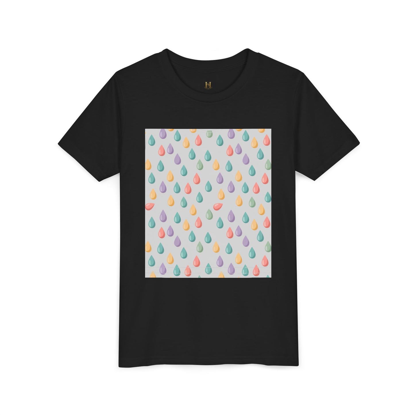 Colorful Water Droplet Youth Tee