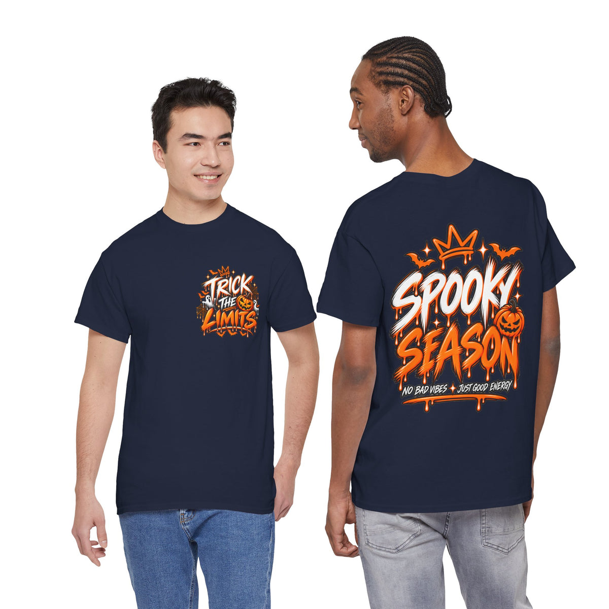 Spooky Season T-Shirt — 'Trick the Limits' Halloween Graphic Tee