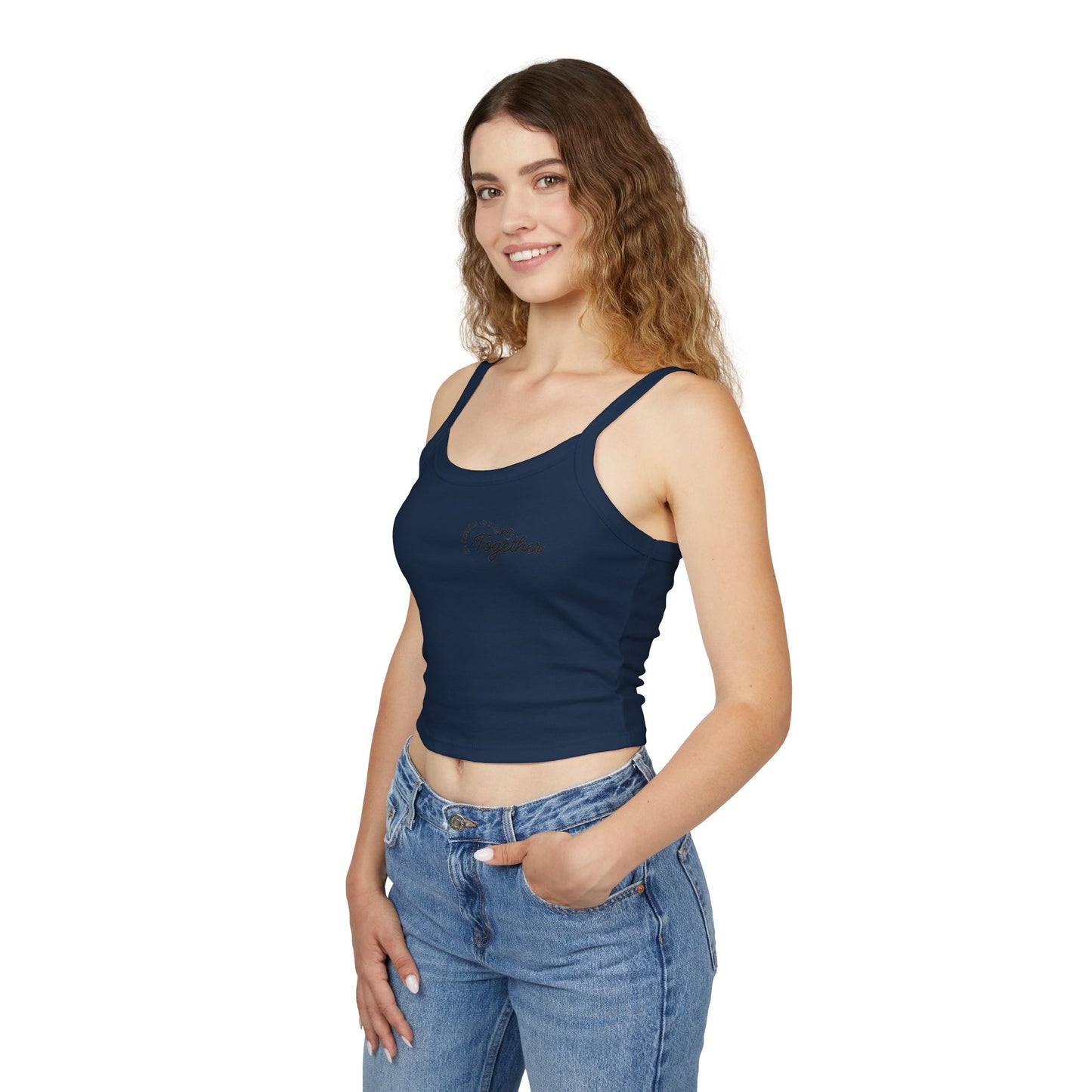 Together Heart Crop Tank Top