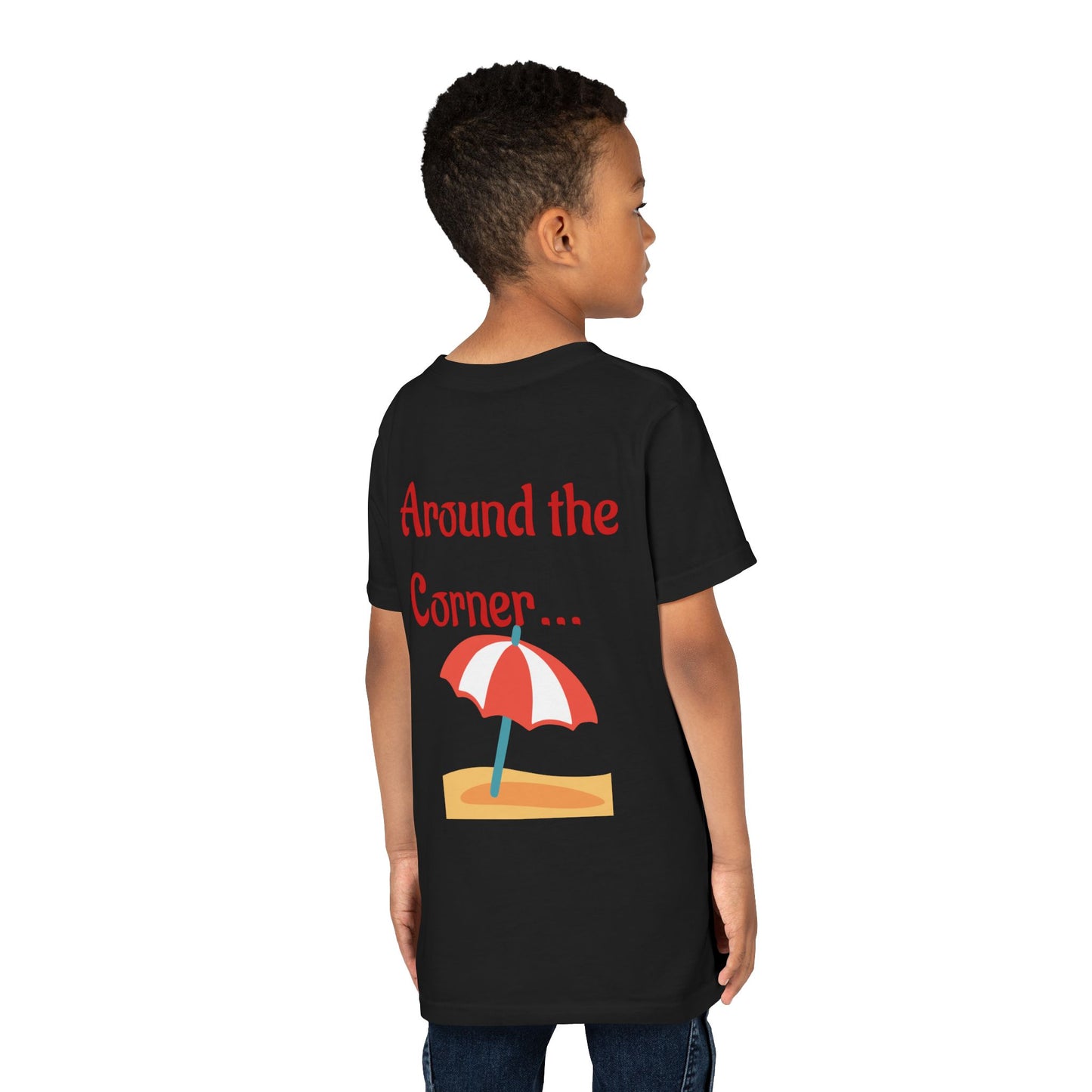 Youth Summer Vibe Tee, Kids Beach Tee