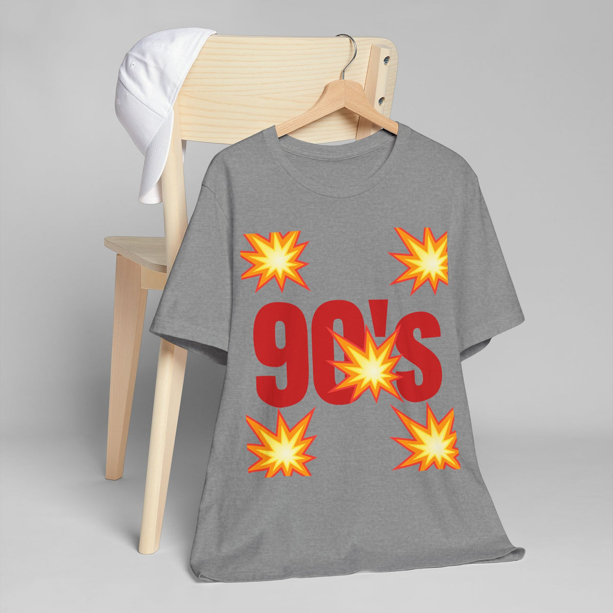Retro 90's Jersey T-Shirt, Nostalgic Graphic Tee, Unisex Casual Wear, 90's Party Shirt, Gift for Retro Lovers, Vintage Style Clothing