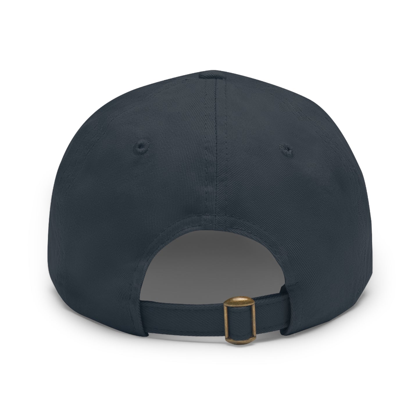 Super Dad Leather Patch Dad Hat — Embroidered 'SUPER' Cap