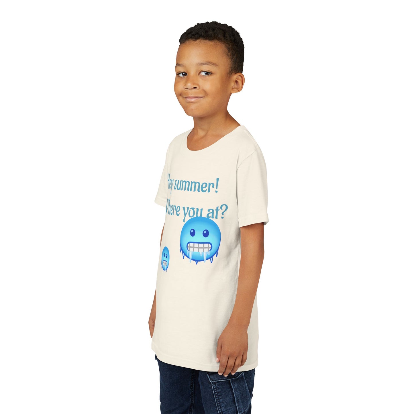 Youth Summer Vibe Tee, Kids Beach Tee