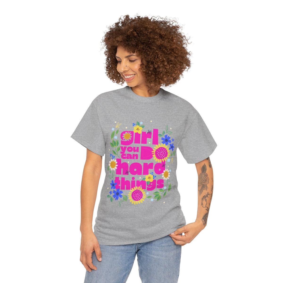 Girl You Can Do Hard Things Tee