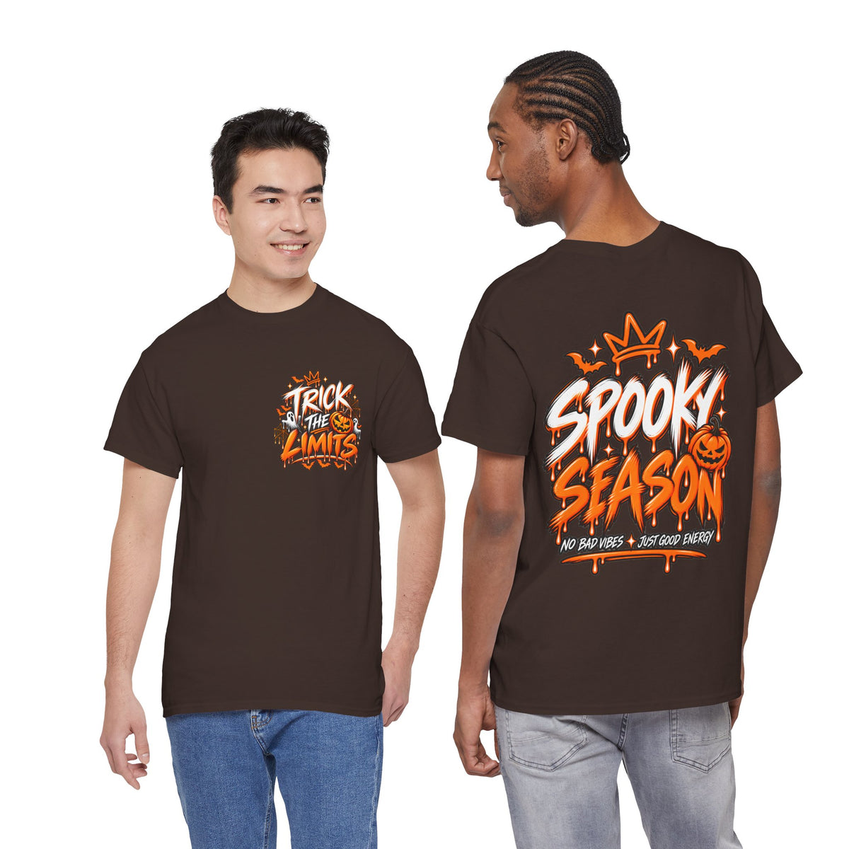 Spooky Season T-Shirt — 'Trick the Limits' Halloween Graphic Tee