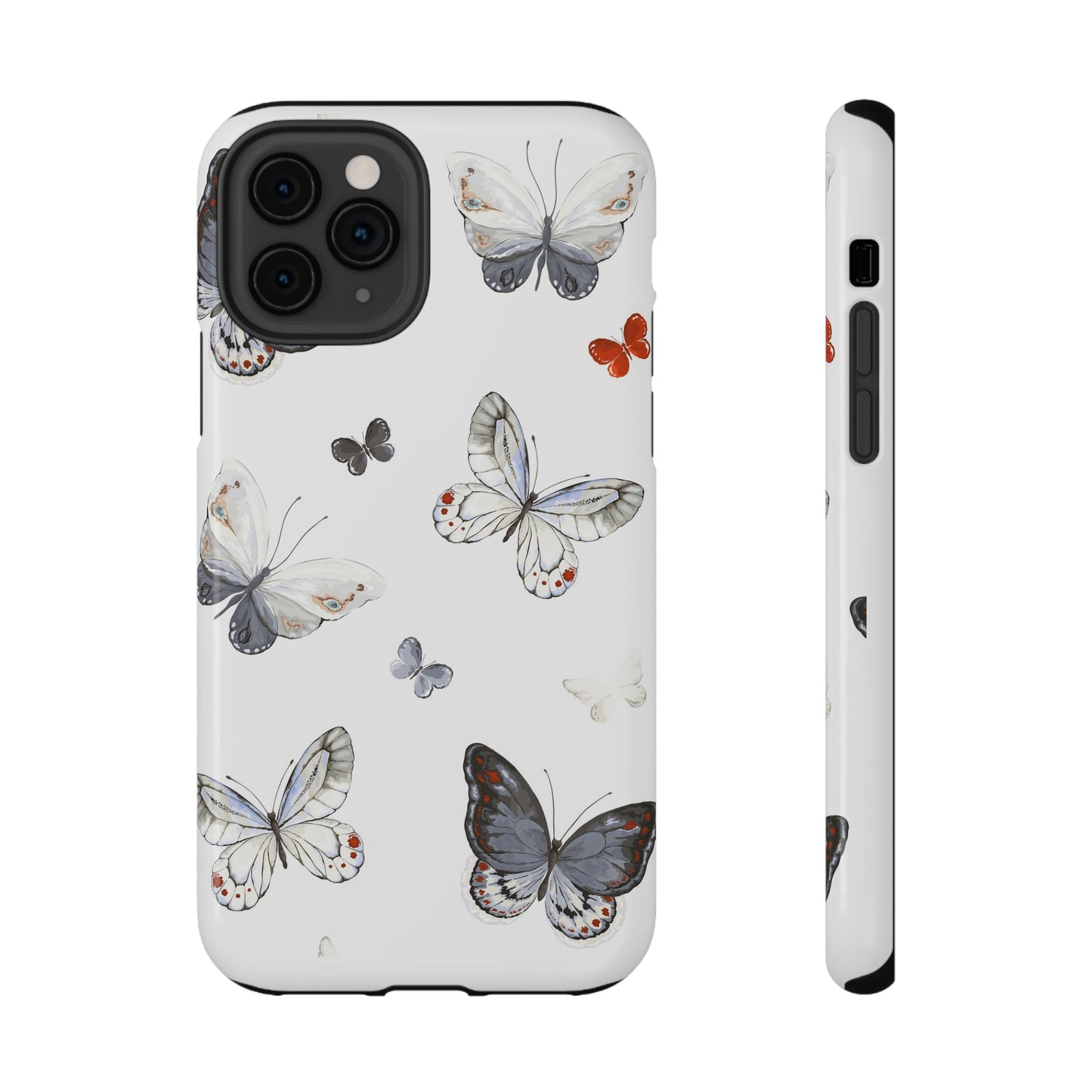 Butterfly Impact-Resistant Phone Case, Elegant Phone Cover, Gifts for Her, Nature Lovers, Eco-friendly Design, Cute Butterfly Case