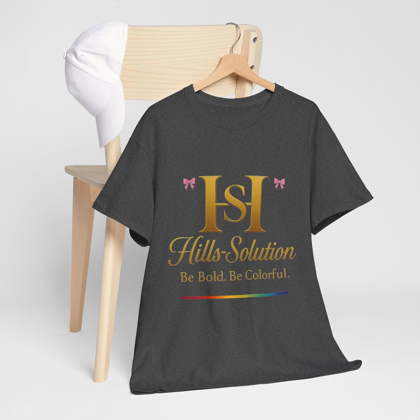 Be Bold Be Colorful Graphic Tee — Vibrant Hills Solution T-Shirt