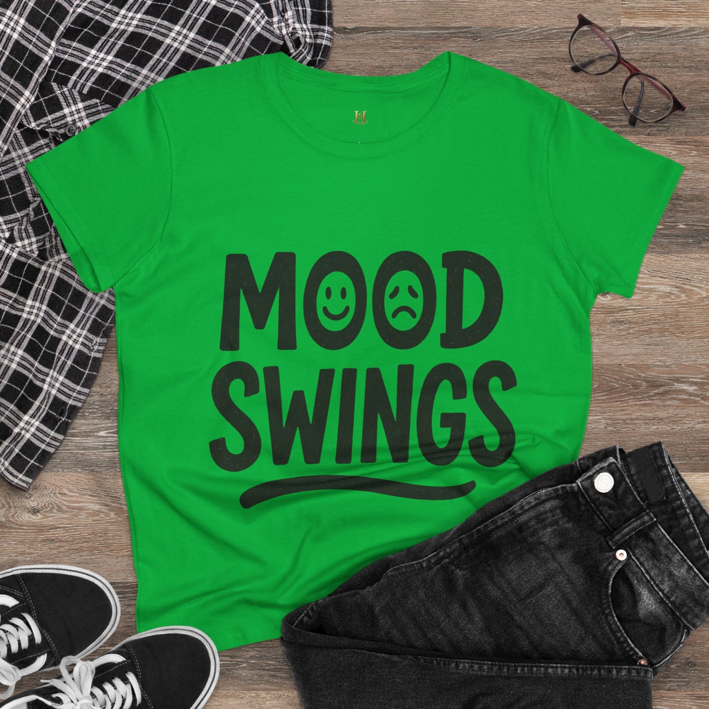 Mood Swings / Emotional Roller Coaster Women's Tee — Funny Mental Health Graphic T-Shirt