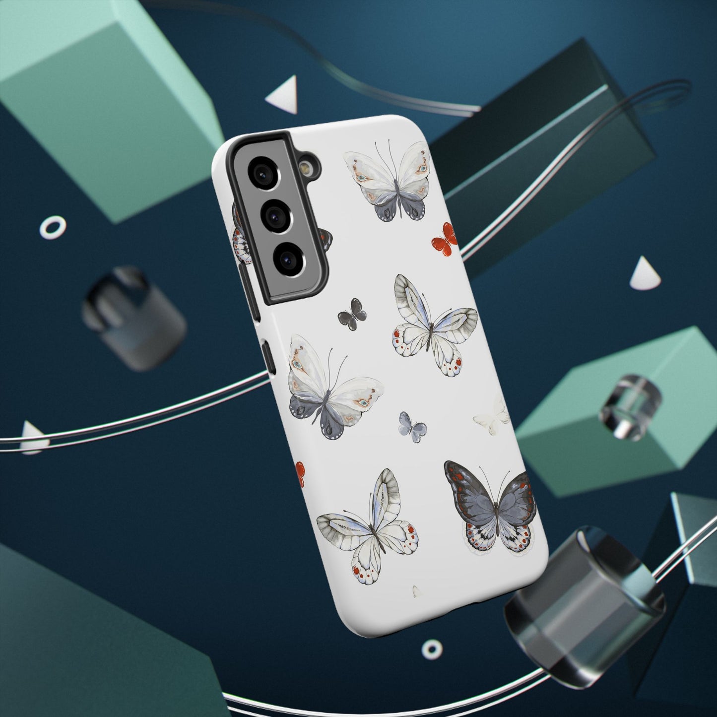 Butterfly Impact-Resistant Phone Case, Elegant Phone Cover, Gifts for Her, Nature Lovers, Eco-friendly Design, Cute Butterfly Case
