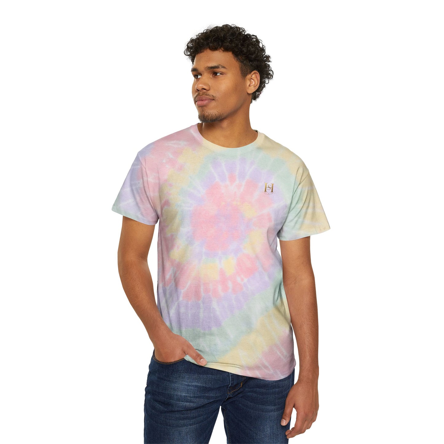 Spiral Tie-Dye Tee, Boho Style Shirt, Pastel Tie-Dye Tee, Summer Vibes Tee, Festival Outfit, Eco-Friendly Fashion, Gift for Her