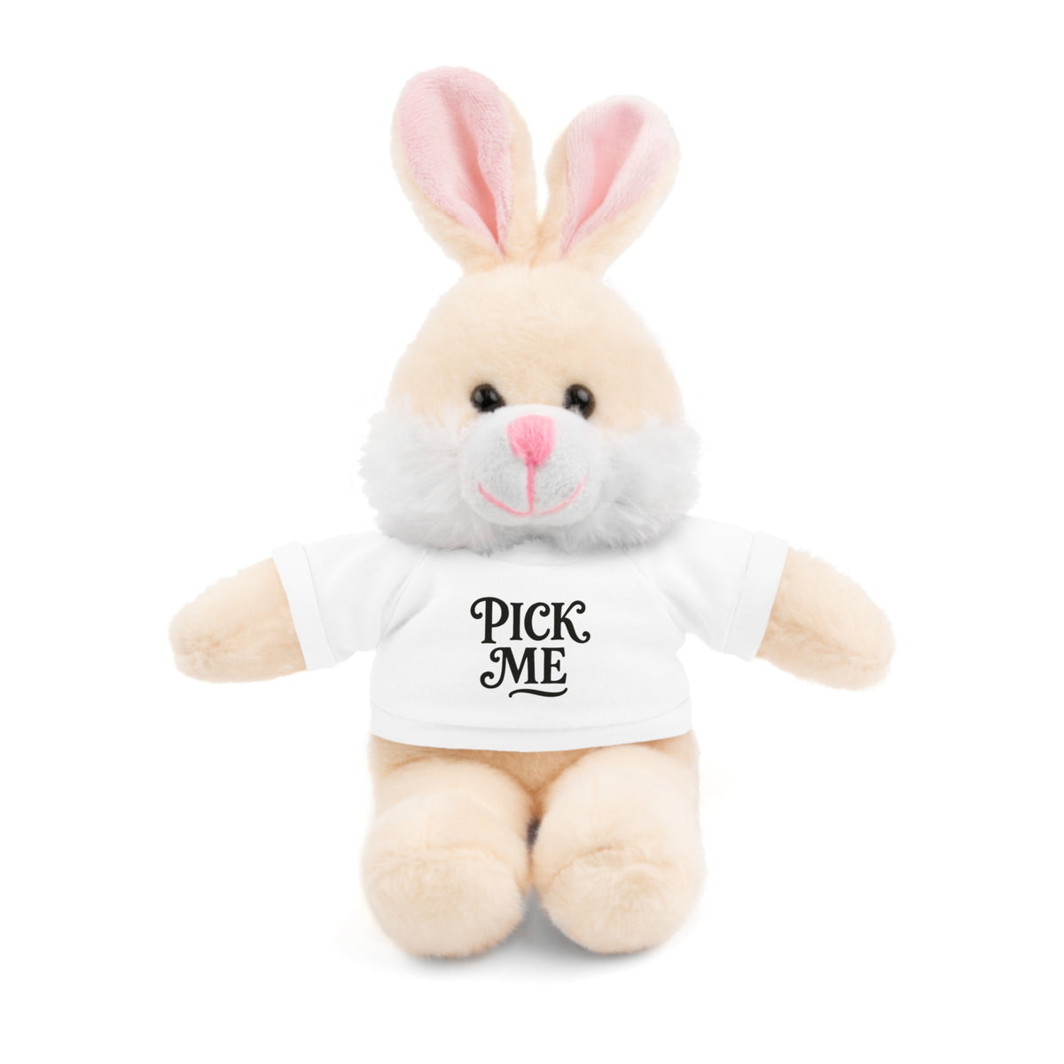 Pick Me Plush Bear with Tee — Cute Stuffed Animal Gift