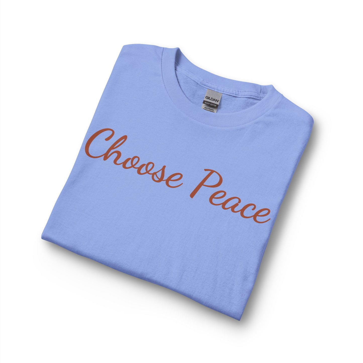 Choose Peace Long Sleeve Tee — Heart Back Graphic