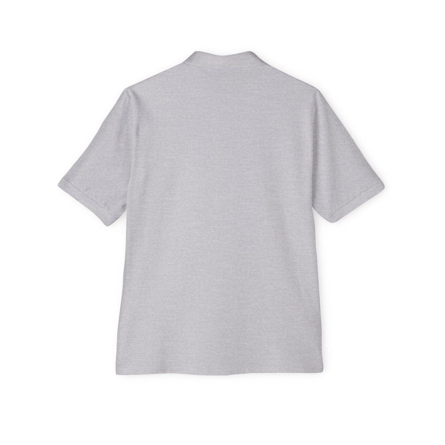 Men's Piqué Polo with Equestrian Design - Stylish Golf Shirt
