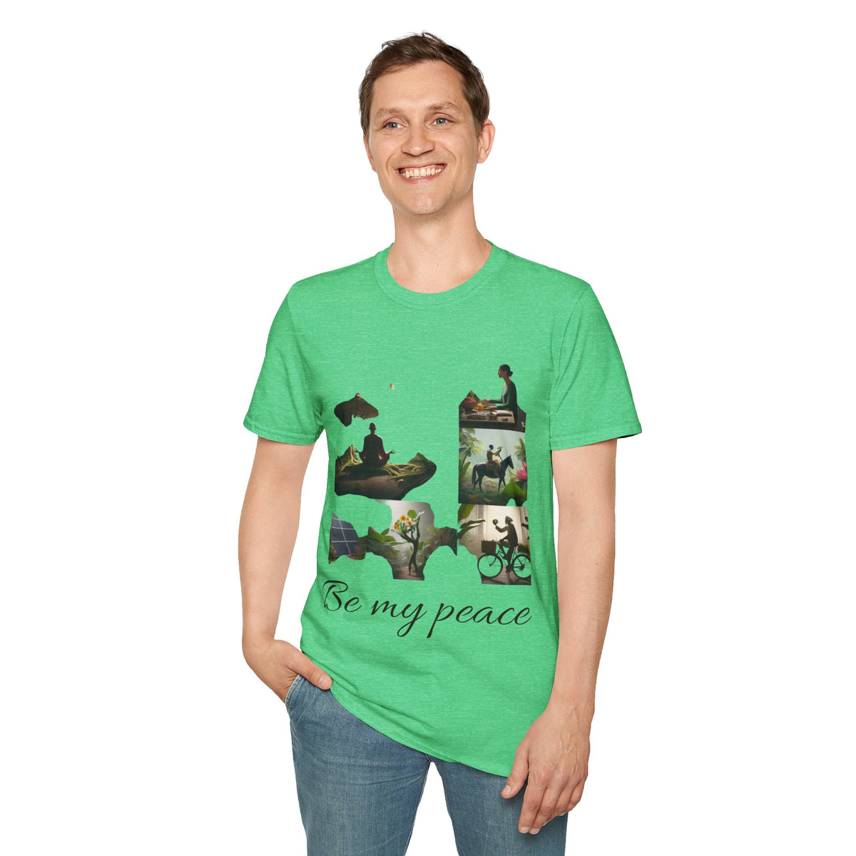 Be My Peace T-Shirt — Calming Nature & Mindfulness Graphic Tee