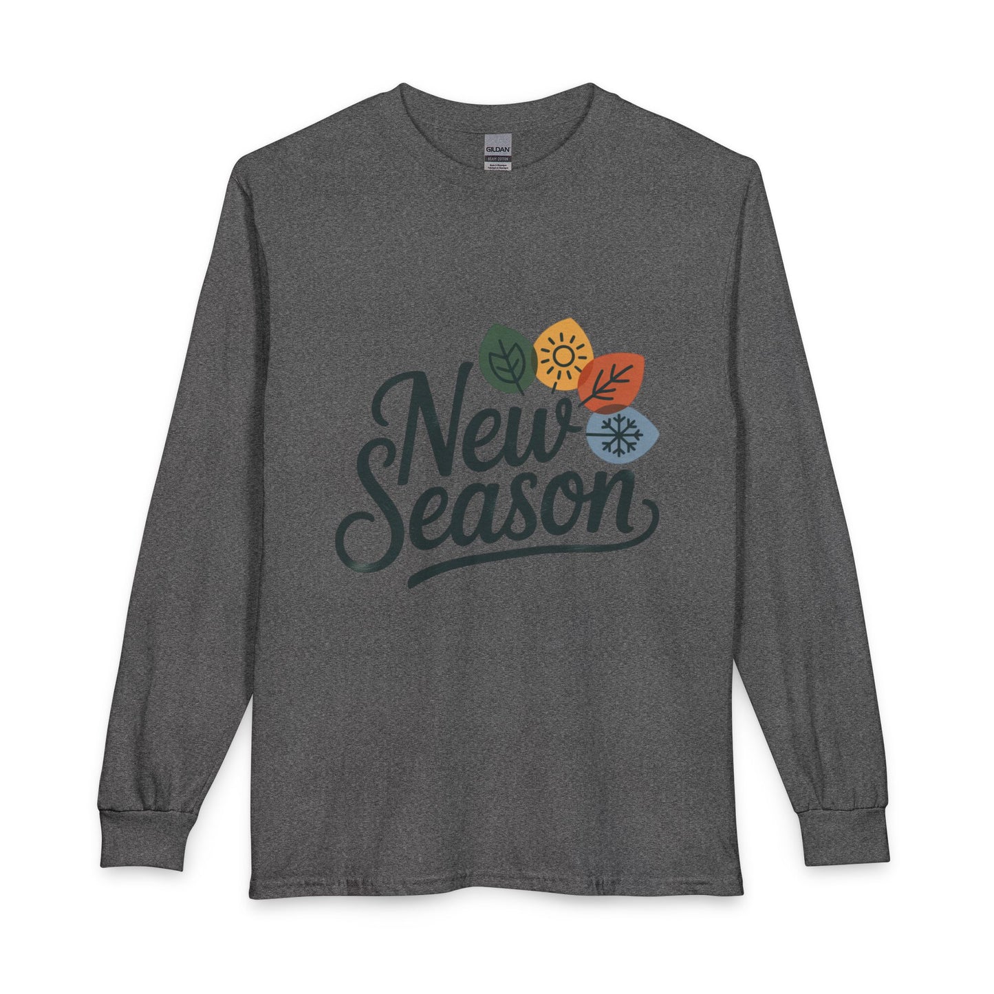 New Season Long Sleeve Tee — “A Season to Begin With” Floral Fall Shirt