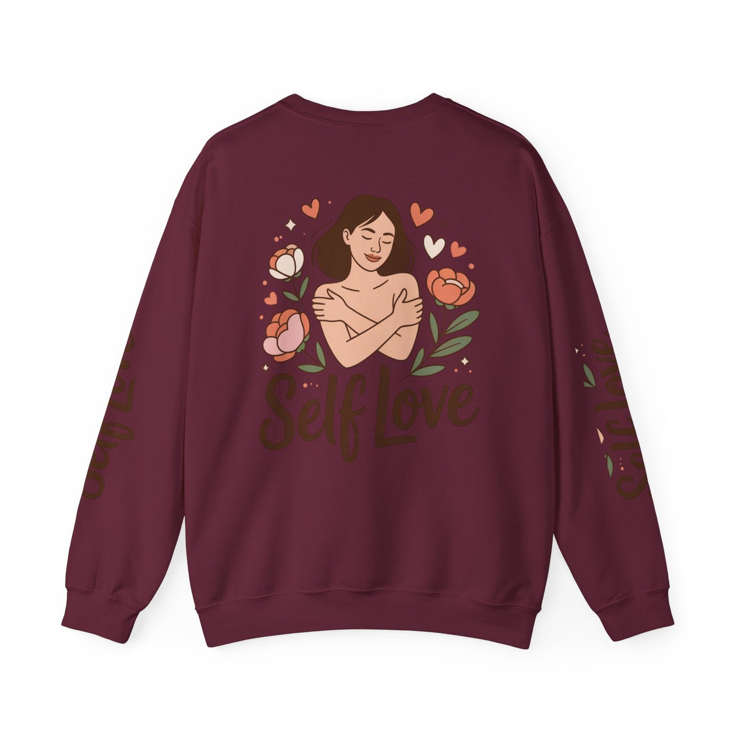 Self Love Crewneck Sweatshirt - Choose Joy & Embrace Yourself