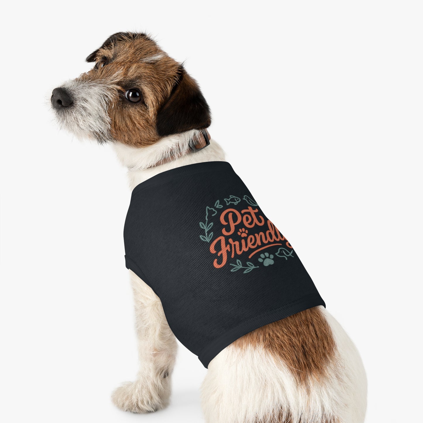 Pet Tank Top - "Pet Friendly" Graphic Dog & Cat Shirt