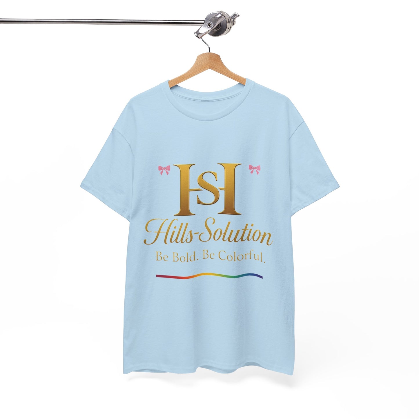 Be Bold Be Colorful Graphic Tee — Vibrant Hills Solution T-Shirt