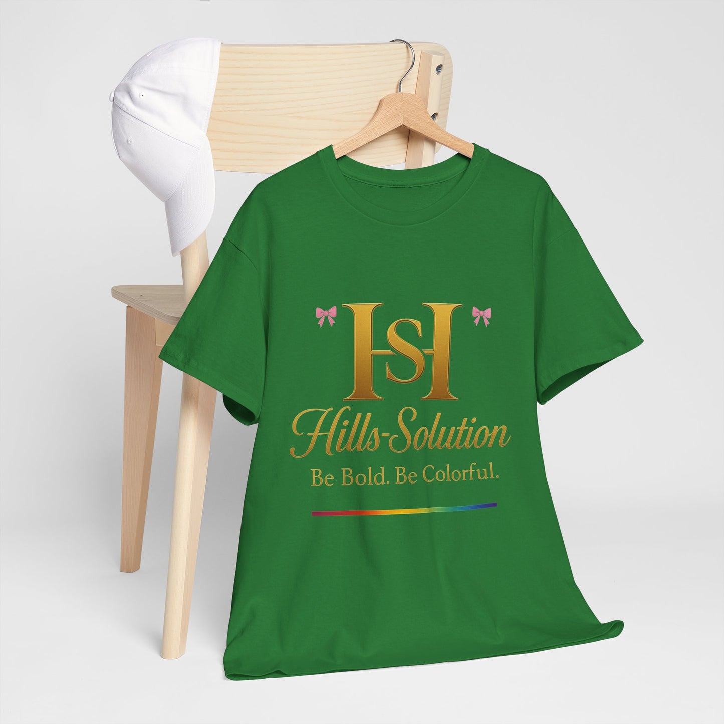 Be Bold Be Colorful Graphic Tee — Vibrant Hills Solution T-Shirt