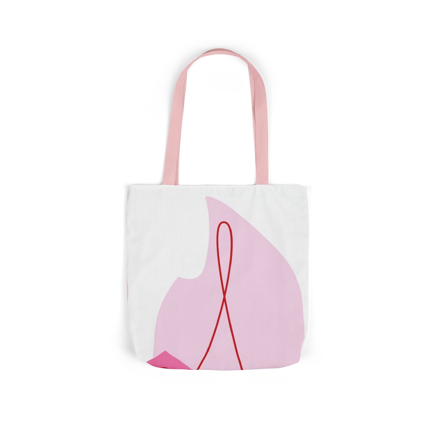 Chic Pink Canvas Tote Bag, Stylish Shopper, Eco-Friendly Gift, Beach Bag, Cute Grocery Bag, Artisan Handbag, Fashion Accessory