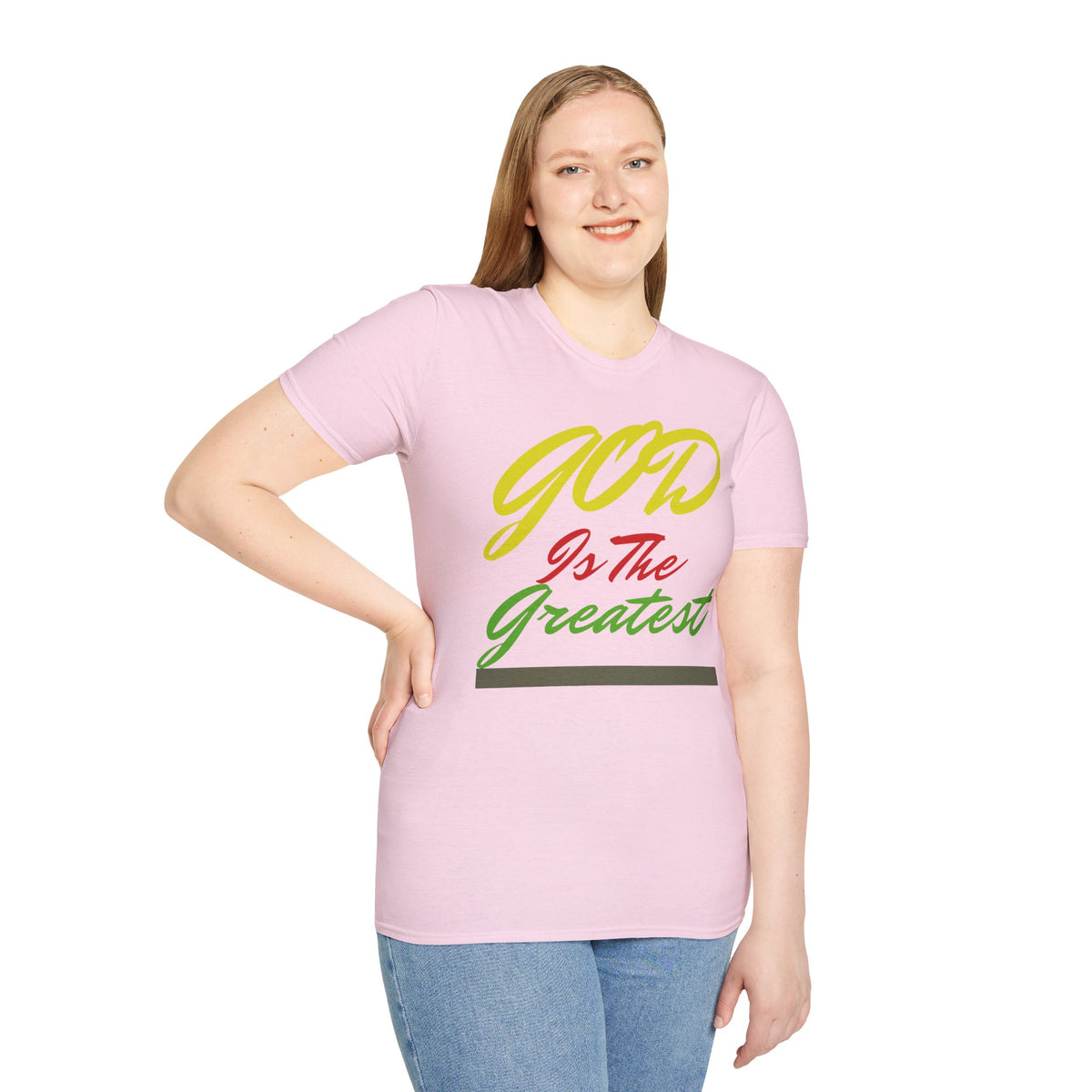 God Is The Greatest T-Shirt — Inspirational Christian Faith Tee