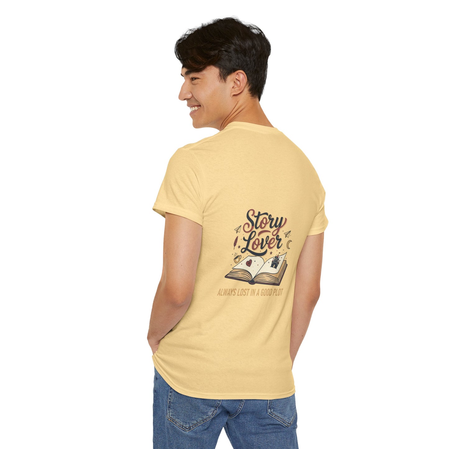 Love Story T-Shirt — 'Love Story' Floral Heart Romance Tee