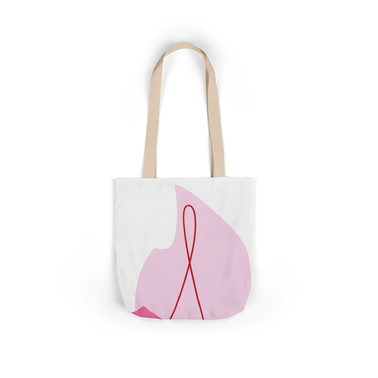 Chic Pink Canvas Tote Bag, Stylish Shopper, Eco-Friendly Gift, Beach Bag, Cute Grocery Bag, Artisan Handbag, Fashion Accessory