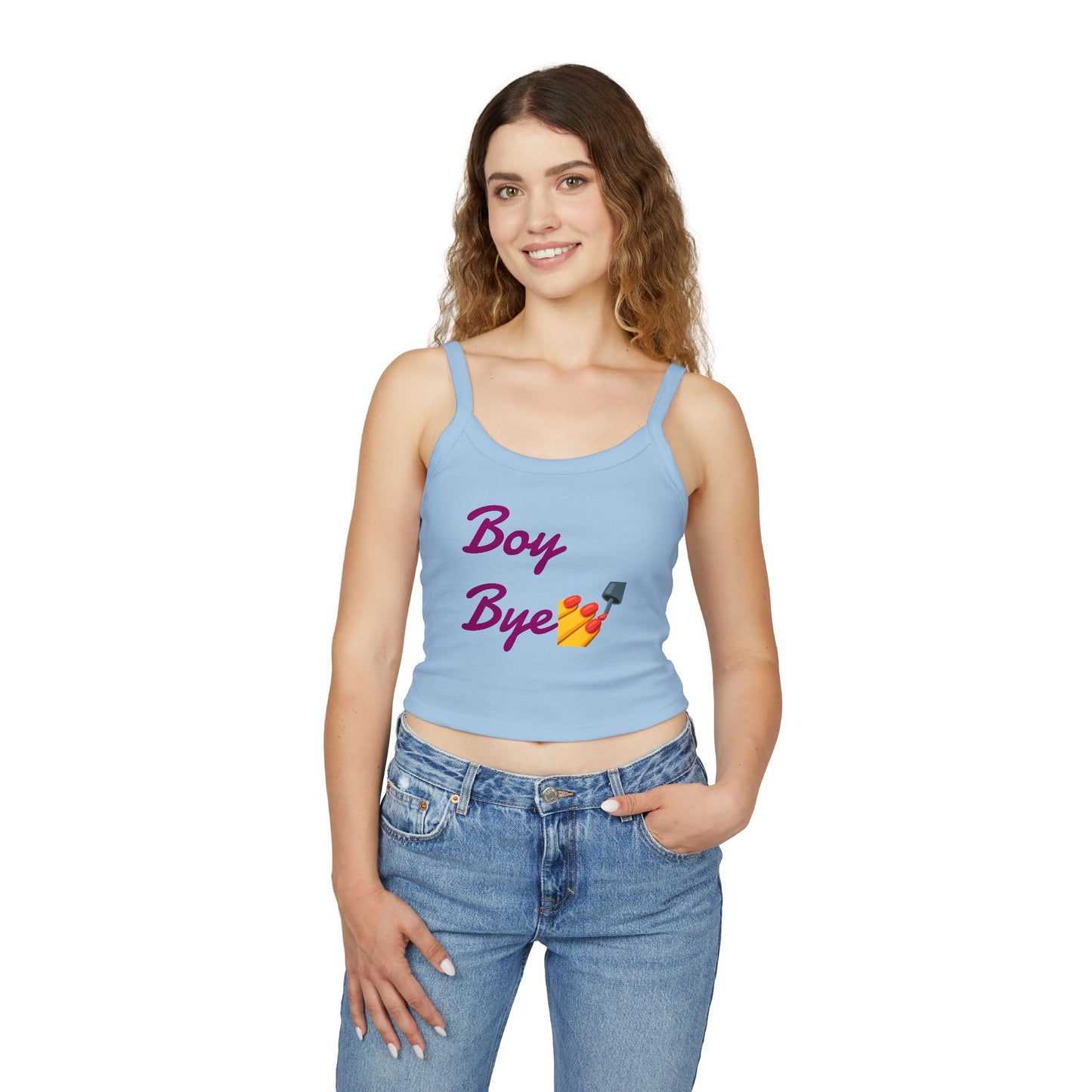 Chic Women's Tank Top with "boy bye"