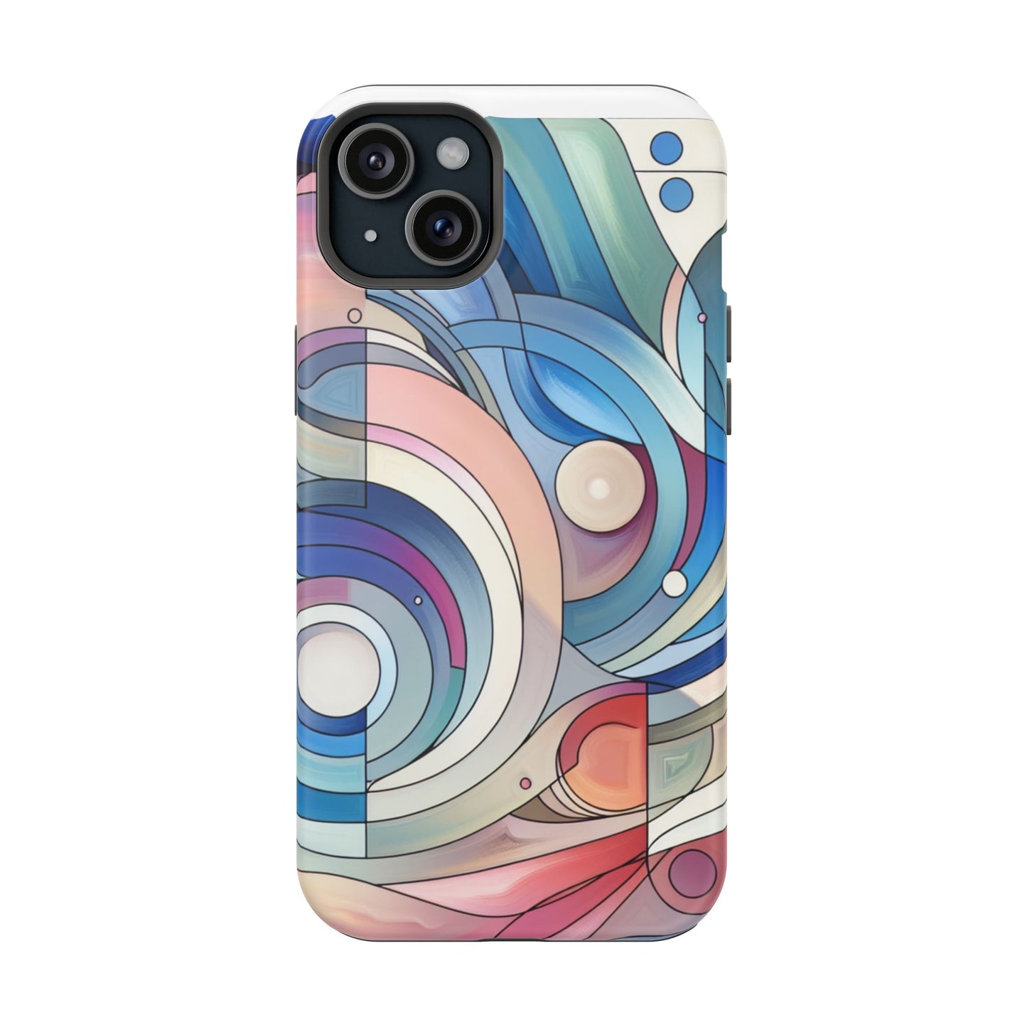 Artistic Magnetic Phone Case | Abstract Colorful Design, Unique Gift for Artists, Stylish Protection, Holiday Essentials, Phone Accessory