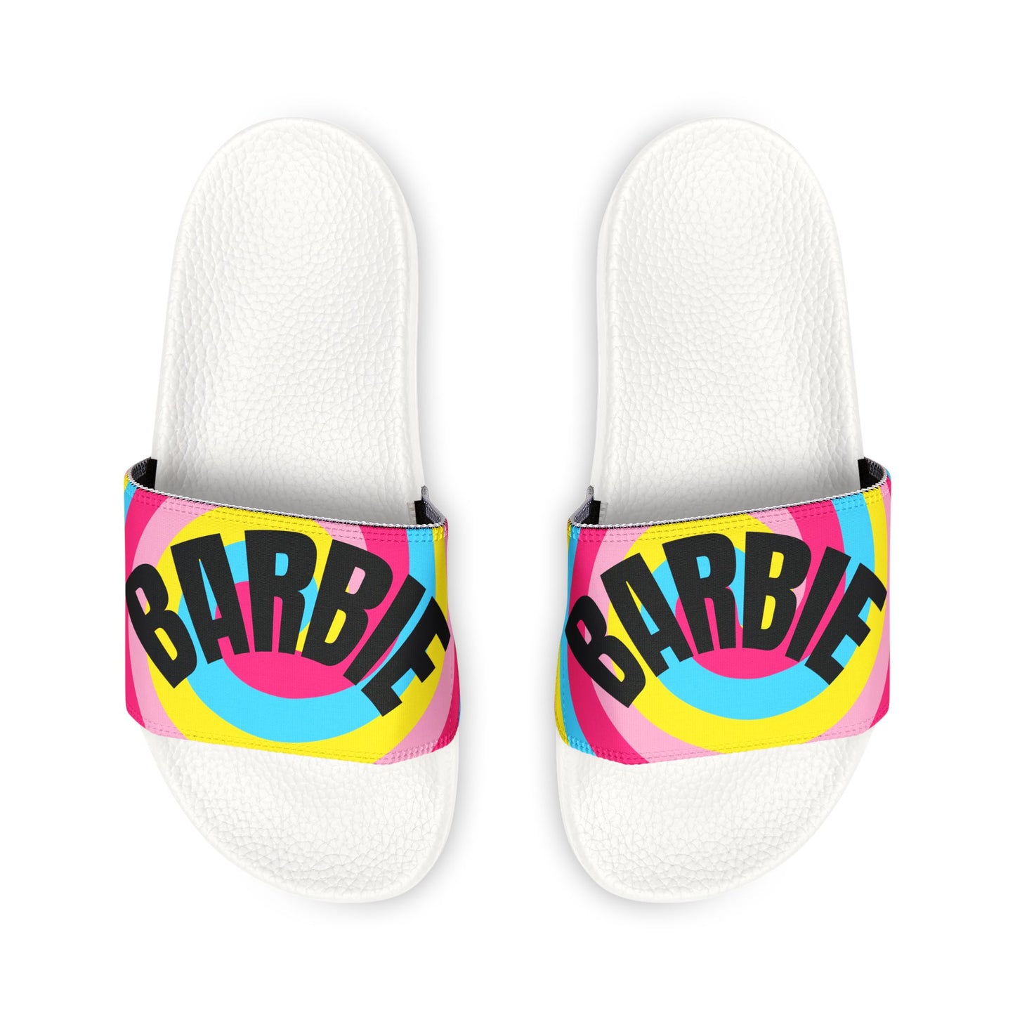Colorful Barbie Youth Sandals, Fun Summer Footwear, Kids Beach Slip-Ons, Perfect Gift for Birthdays and Playdates, Trendy Playtime Shoes