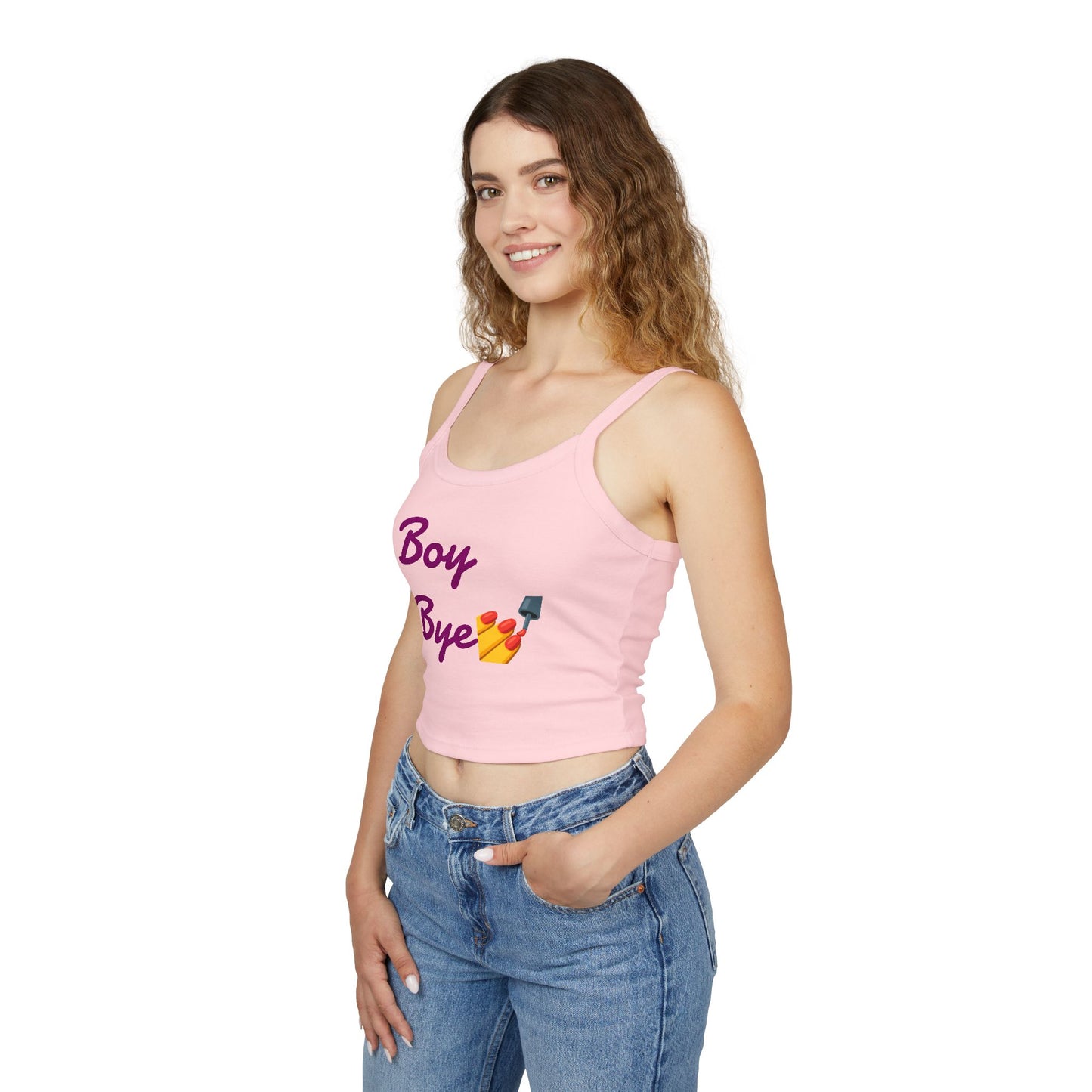 Chic Women's Tank Top with "boy bye"
