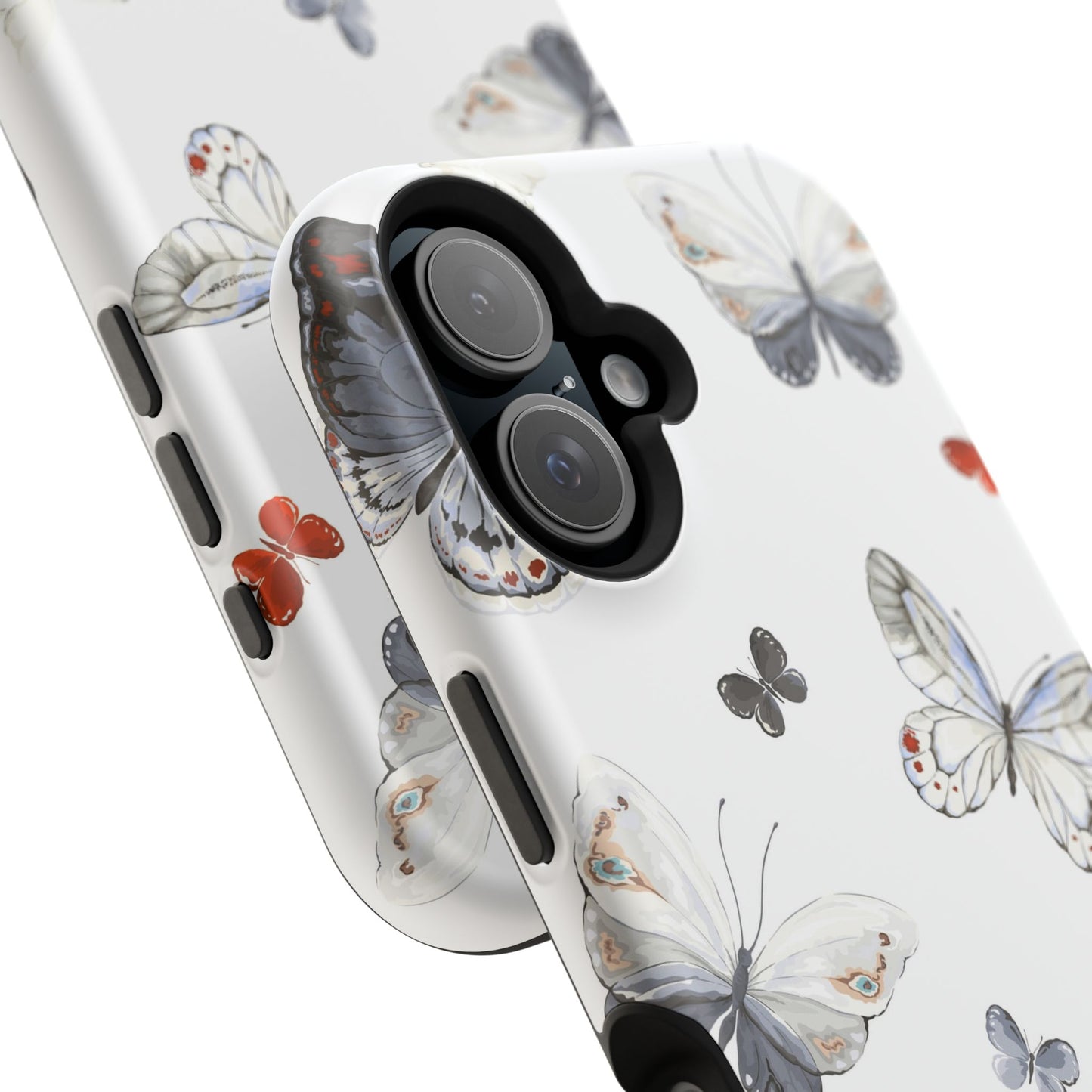 Butterfly Impact-Resistant Phone Case, Elegant Phone Cover, Gifts for Her, Nature Lovers, Eco-friendly Design, Cute Butterfly Case