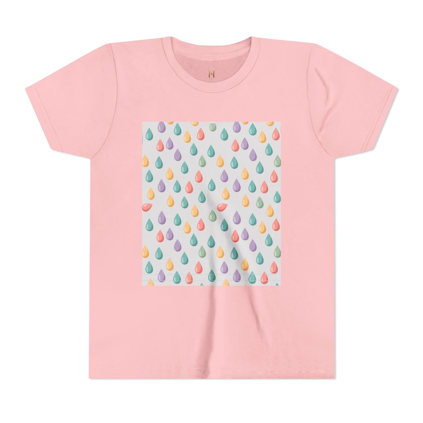Colorful Water Droplet Youth Tee