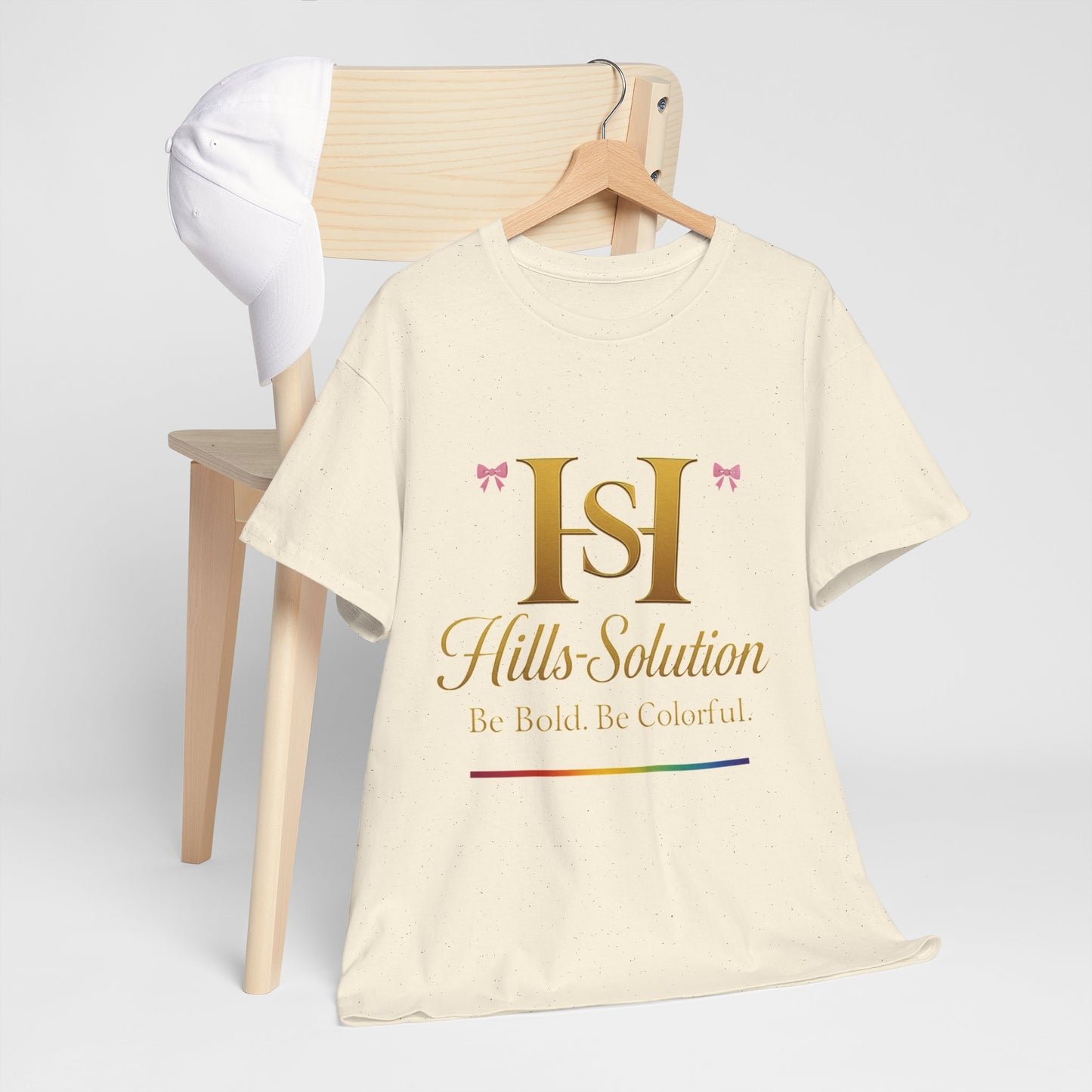 Be Bold Be Colorful Graphic Tee — Vibrant Hills Solution T-Shirt