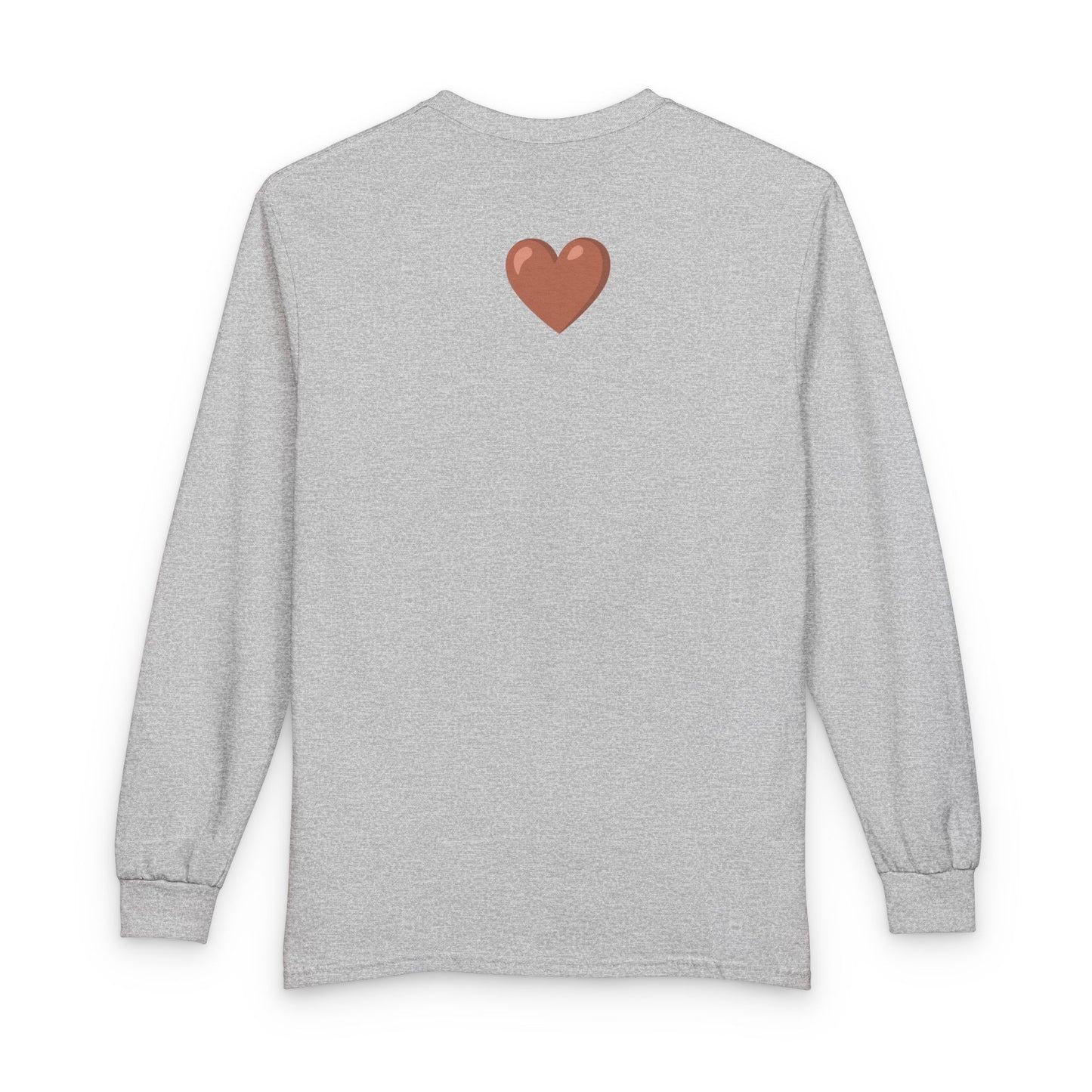 Choose Peace Long Sleeve Tee — Heart Back Graphic