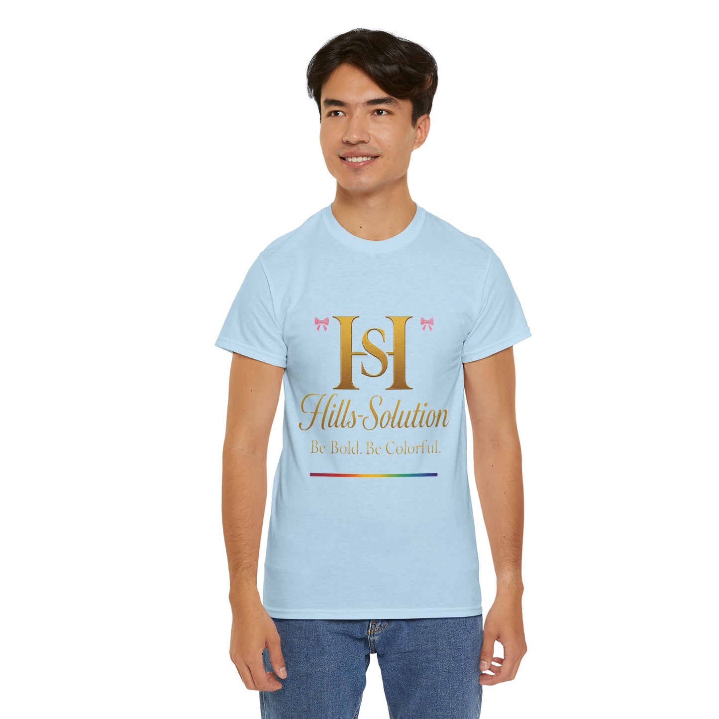 Be Bold Be Colorful Graphic Tee — Vibrant Hills Solution T-Shirt