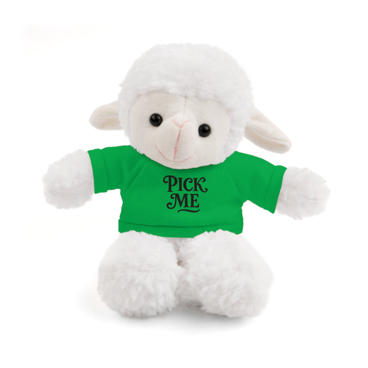Pick Me Plush Bear with Tee — Cute Stuffed Animal Gift